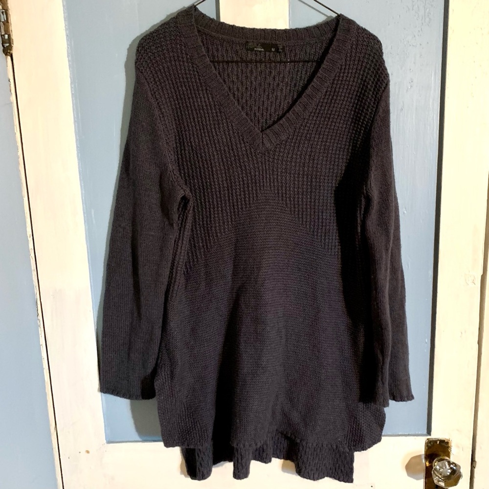 Prana Tunic Sweater - Dark Gray - M